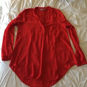 Harper Red Blouse- Size Small-Large