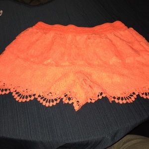 Lace shorts