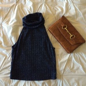 Zara Turtle Neck Tank Top- X-Small