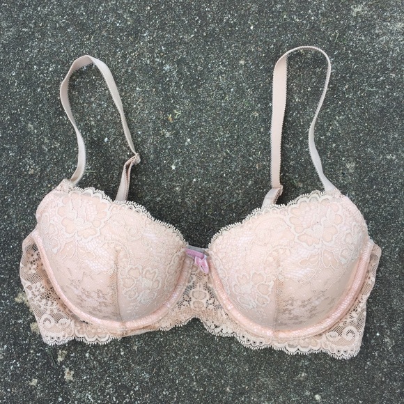 Victoria Secret Angels Lined Demi Bra 34 D