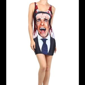 Poprageous American Psycho bodycon dress
