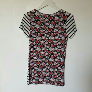 Tops - Stripe & Floral Tee Tops - Stripe & Floral Tee