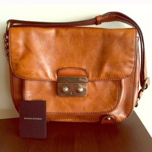 Real Leather Banana Republic bag