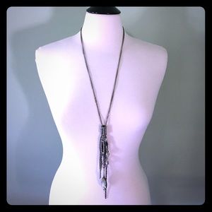 💥Express Silver Long Statement Necklace💥