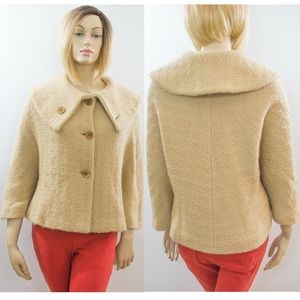 ❌SOLD❌ Zara Woman Beige Wool Cape