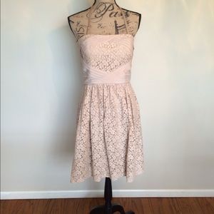 Vince Camuto lace dress w/removable strap