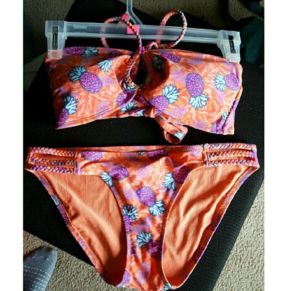 Pineapple Swim Top