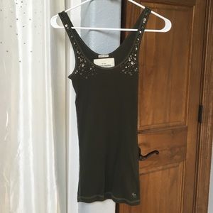A&F sparkly tank top