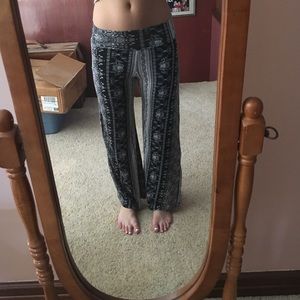flowy palazzo style pants