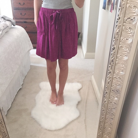Anthropologie Purple Skirt