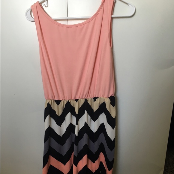 Pink maxi dress