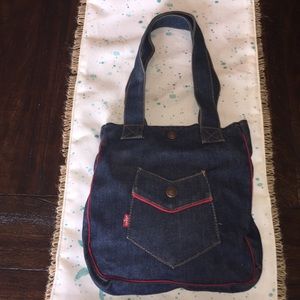 Vintage Levi's bag with red piping