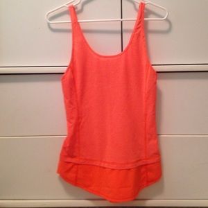 Lululemon orange tank