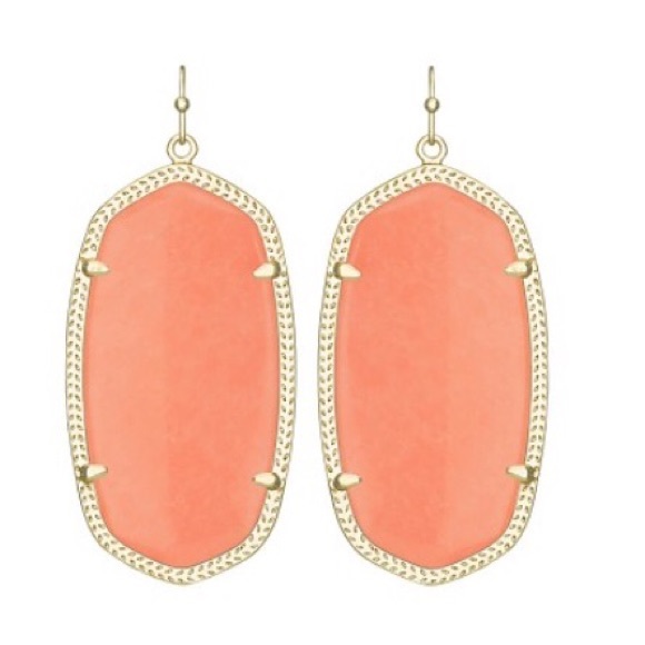 Kendra Scott Danielle Earrings in Coral
