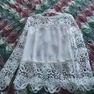 long sleeve lace shirt