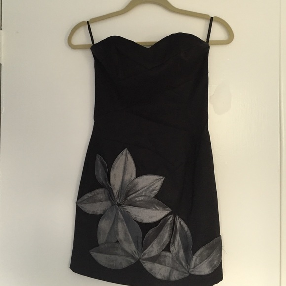 Jessica McClintock Strapless Cocktail Dress