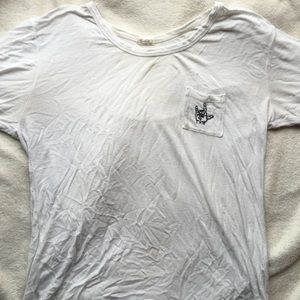 Brandy Melville 'I Love You' white tee