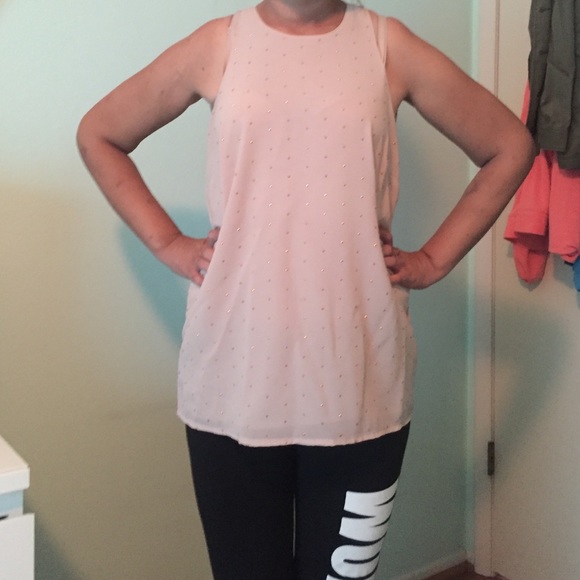 Peach blouse