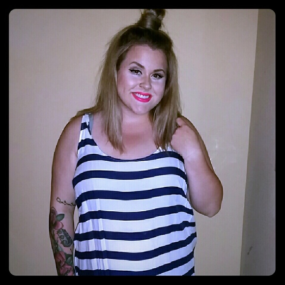 Old Navy striped tank top