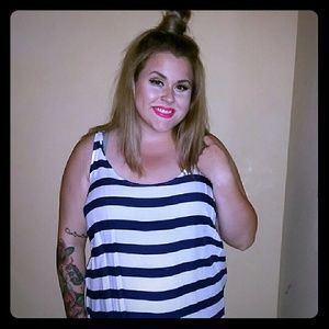 Old Navy striped tank top