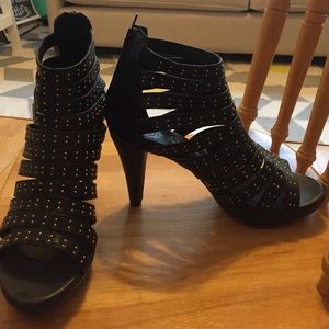 New Jeffrey Campbell Leather Studded Heels