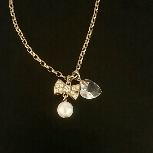 Betsey Johnson Bow Necklace