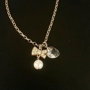 Betsey Johnson Bow Necklace