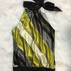 Women halter neck sleeveless blouse