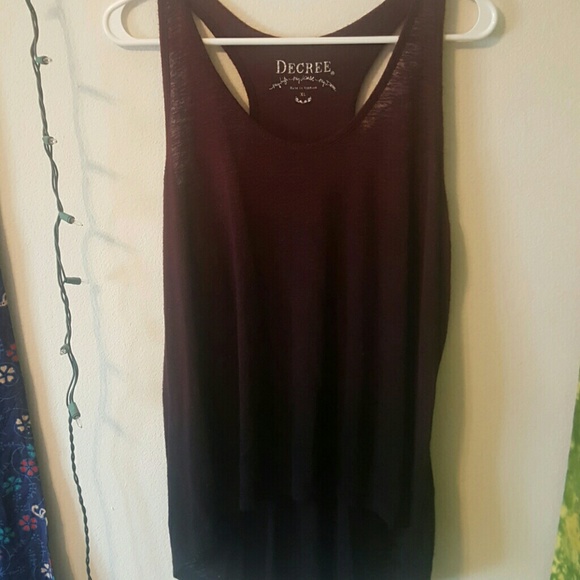 Razorback tank top