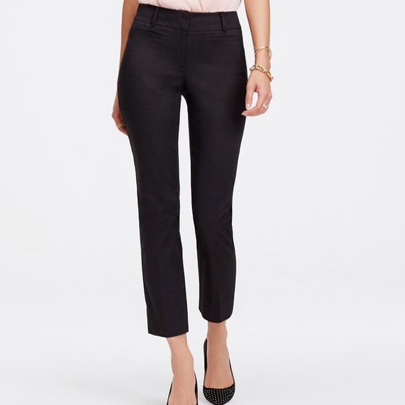 Ann Taylor Kate stretch cotton crop pants size 6