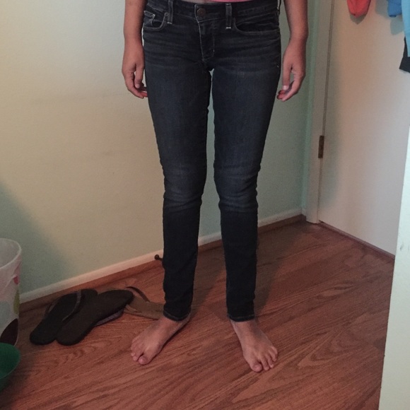 Dark blue skinny jeans