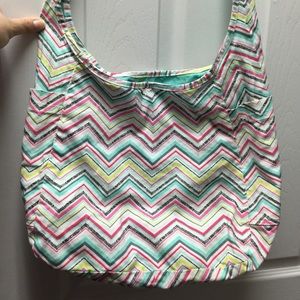 Reversible Thirty-One messenger bag