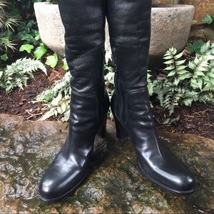 Authentic PRADA Black Knee High Black Size 9.5-10.