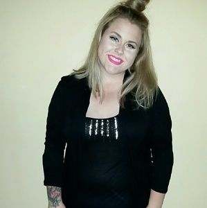 Camisole/cardigan combo (sewn together)