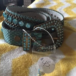 Rhinestone belt