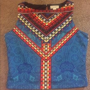 Aztec crop top