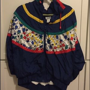 Vintage 80s Style Windbreaker
