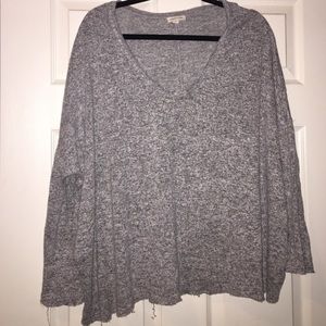 Oversized grey sweater