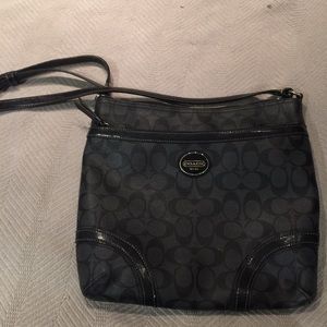 Black coach purse
