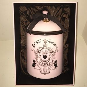 Juicy Couture Ceramic Dog Treat Jar