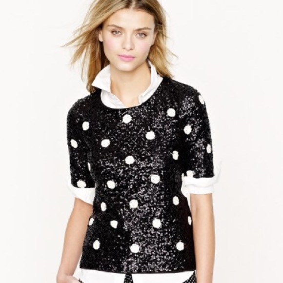 J.CREW sparkled top