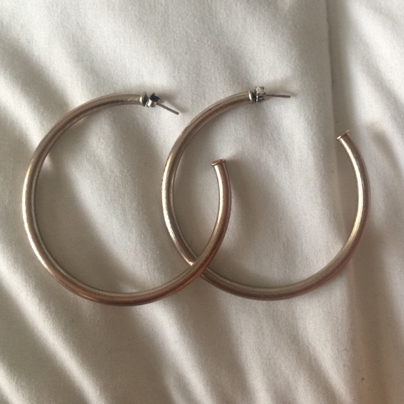Rose gold Sheila hoops