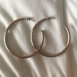 Rose gold Sheila hoops