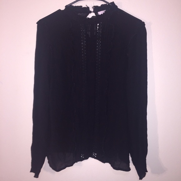 Black sheer top