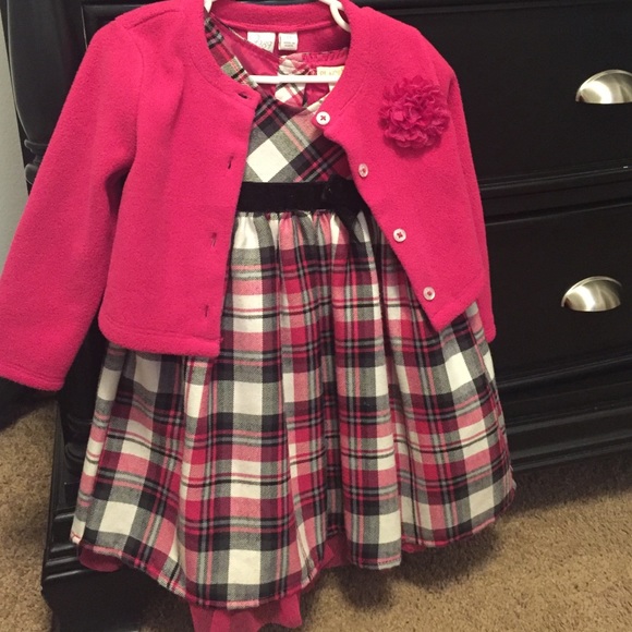 New children's place dress with sweater
