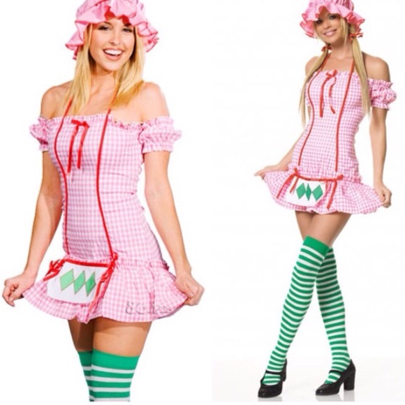 1 HourFLASH Strawberry Adult Custom Halloween NWOT