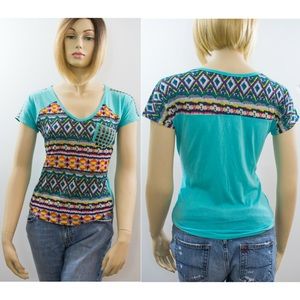 ❌SOLD❌ Studded Tribal T-Shirt