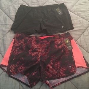 Bundled - TWO pairs of brand new athletic shorts
