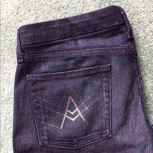 Dark Wash silver A-Pocket Jeans