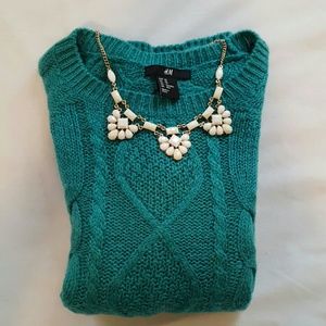 NWOT Teal H&M Sweater